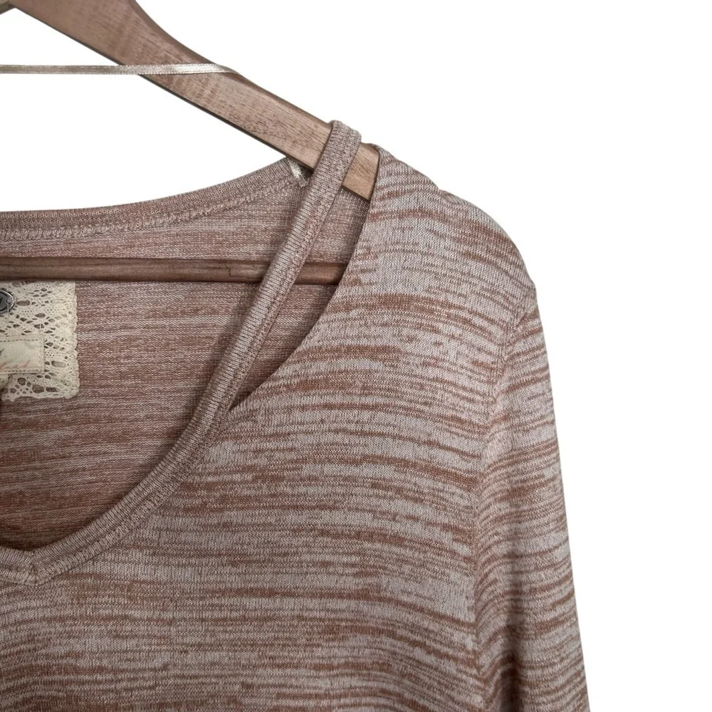 CUPIO Bloomingdale’s Heathered High Low Tunic Blouse Women’s Size XL